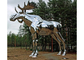 Plaza Or Garden Decoration Mirror Big Horse Stainless Steel Sculpture 150cm