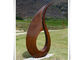 Professional Contemporary Corten Steel Sculpture , Large Abstract Metal Sculpture
