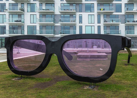 良い価格 公衆 画作 金属彫刻 芸術 ステンレス鋼のガラス 彫刻 オンライン