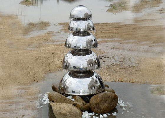 良い価格 ミラーによって磨かれるステンレス鋼水特徴5の半円の設計 オンライン