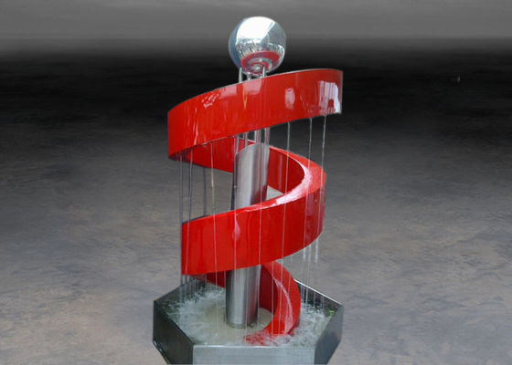 良い価格 利用できるカーテンのステンレス鋼水特徴の赤い色OEM/ODMを雨が降って下さい オンライン