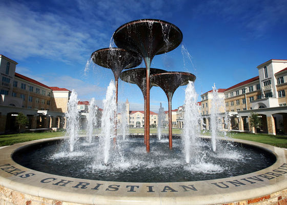 良い価格 学校の装飾のための大型のステンレス鋼屋外水噴水 オンライン