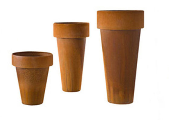 良い価格 高精度の金属のCorten鋼鉄プランター コラムの形の別のサイズ オンライン