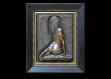 良い価格 正しくここに待っている西部のブロンズ彫刻の美しい設計反腐食 オンライン