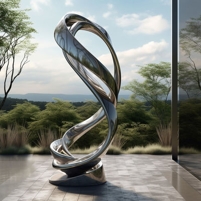 良い価格 忘れられた思い出 公共公園のための 磨き上げられたステンレス 鋼の彫刻 オンライン