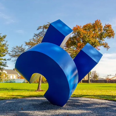 良い価格 抽象 国際 巨大な塗装 建築 ステンレス スチール 曲がり彫刻 オンライン