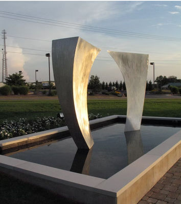 良い価格 装飾用屋外ガーデン 水源 ステンレス鋼の彫刻 オンライン