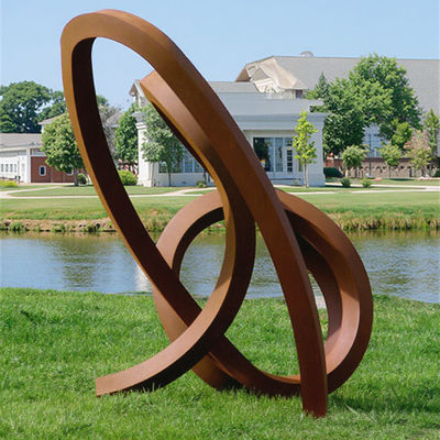 良い価格 腐った天候 抽象的な金属 庭園アート 屋外彫刻 オンライン