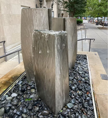 良い価格 装飾用カスタムガーデン屋外メタルステンレス鋼彫刻滝の噴水 オンライン