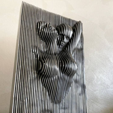 良い価格 彫刻デザインメーカー モダンウォール装飾スチール彫刻 メタル像 アートワーク オンライン