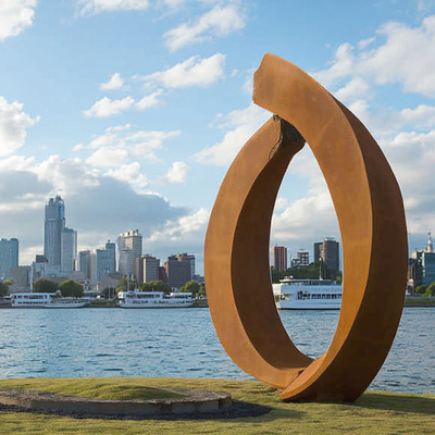 良い価格 オーダーメイド  rust 装飾金属 アート モダン ガーデン コーテン 鋼彫刻 プロフェッショナル 彫刻 工場 オンライン