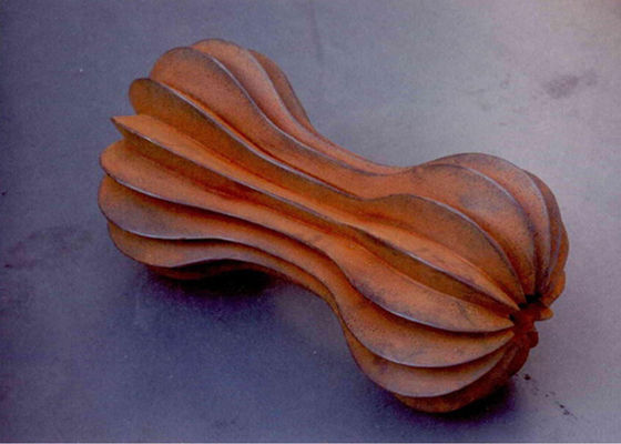 良い価格 装飾の金属のCortenの屋内鋼鉄彫刻の錆ついた技術のダンベルの形 オンライン