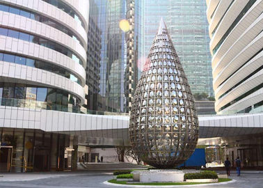 良い価格 大きい屋外の金属を造る磨かれたステンレス鋼は入口の彫刻を彫ります オンライン