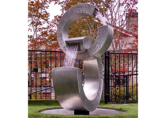 良い価格 ブラシをかけられた終わりのステンレス鋼水特徴、屋外水噴水 オンライン