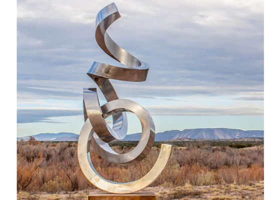 良い価格 Wangstoneミラーのステンレス鋼の彫刻の大きい装飾300cmの高さ オンライン