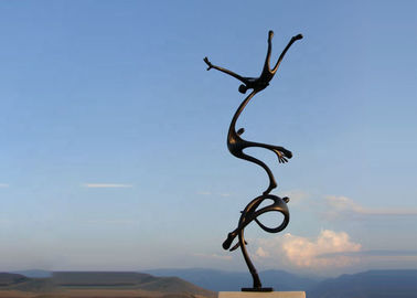 良い価格 装飾の近代美術の装飾の青銅の彫像の注文の青銅色のダンサーの彫刻 オンライン