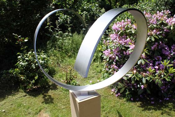 良い価格 注文のサイズの芸術の設計はステンレス鋼の庭の彫刻にブラシをかけた オンライン