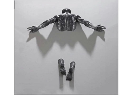 良い価格 ODMの壁の装飾の青銅色の人の彫刻150cmの最高 オンライン