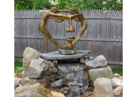 良い価格 人および女性のダンス150cmの高さの青銅色の屋外の庭の芸術 オンライン