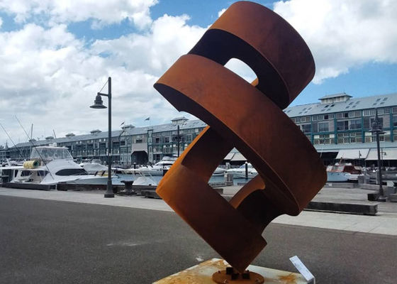 良い価格 庭のための大きい錆ついた概要のCortenの鋼鉄彫刻 オンライン