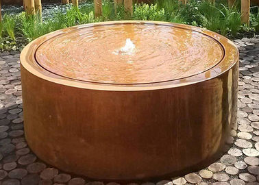 良い価格 鍛造材の技術のCortenの鋼鉄地下水位、金属のヤードの芸術の円形の地下水位 オンライン