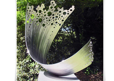 良い価格 芸術の波形は金属の庭の花の彫刻によってカスタマイズされるサイズを彫ります オンライン
