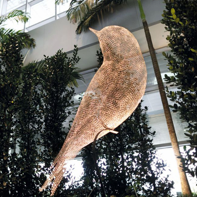 良い価格 現代の庭 屋外金属 動物 ステンレス 鋼鉄 ワイヤー 鳥 彫刻 オンライン