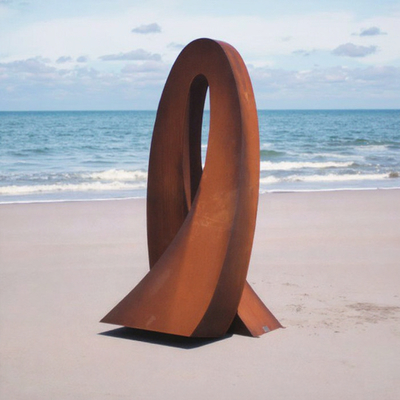 良い価格 Custom Corten Steel Rusty Landscape Sculpture for Outdoor Decor オンライン