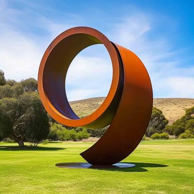 良い価格 A Monumental 5-Meter Corten Steel Sculpture Inspired by the Form of Nine オンライン