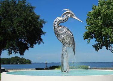 良い価格 鍛造材の金属の庭の彫刻の鳥のマットの終わりの屋外のヤードの装飾 オンライン