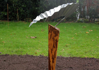 Free Standing Abstract Garden Sculpture , Decoration Large Outdoor Sculpture