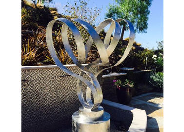 良い価格 装飾のための庭のステンレス鋼の芸術の彫刻のマットの現代屋外の終わり オンライン