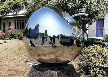 良い価格 現代屋外の装飾のAppleの彫刻のステンレス鋼の彫刻 オンライン