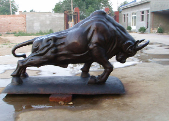 良い価格 注文のサイズの鋳造物の金属の骨董品の青銅のBullの彫像の彫刻 オンライン